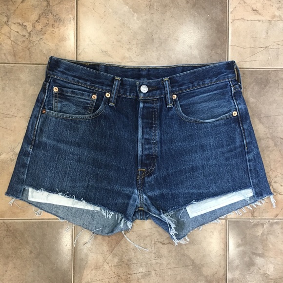 Levi's Pants - Levi’s 501 Denim Shorts Step Hem Button Fly 31